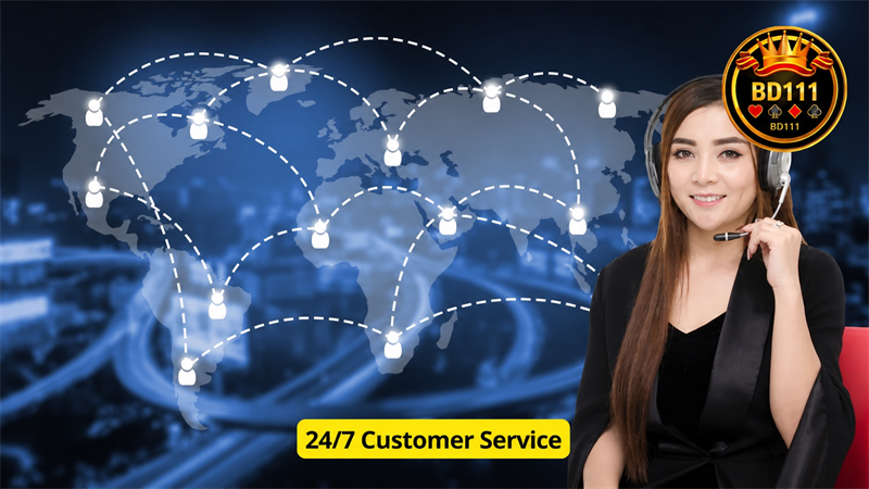 BD111 customer-support-themed artwork